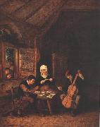 OSTADE, Adriaen Jansz. van Village Musicians  a Germany oil painting reproduction